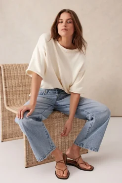 Ceres Life Pants|Jeans|Loose Straight Jean - Vintage Blue