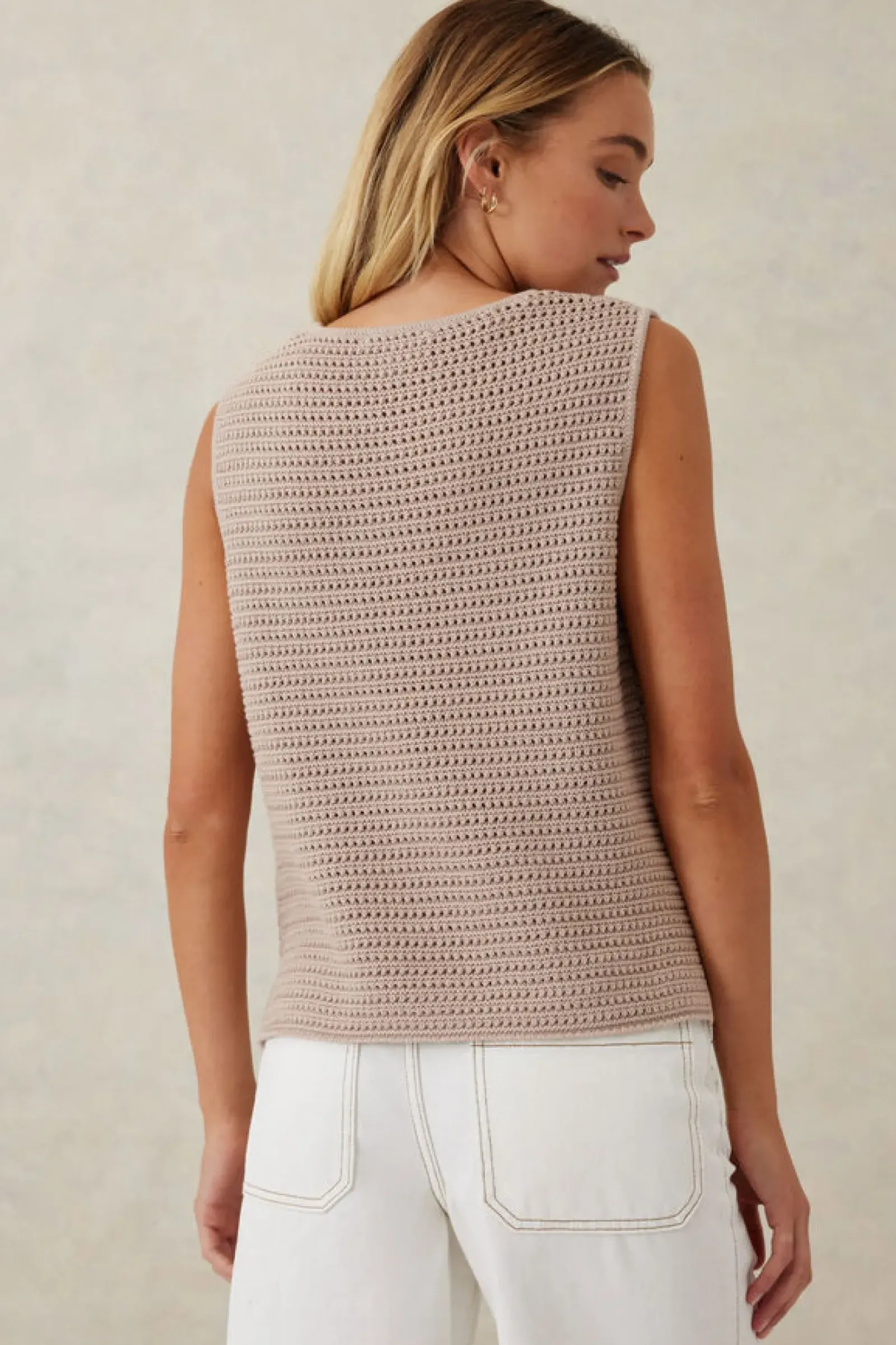 Ceres Life Toggle Menu|Tops|Mesh Knit Tank - String