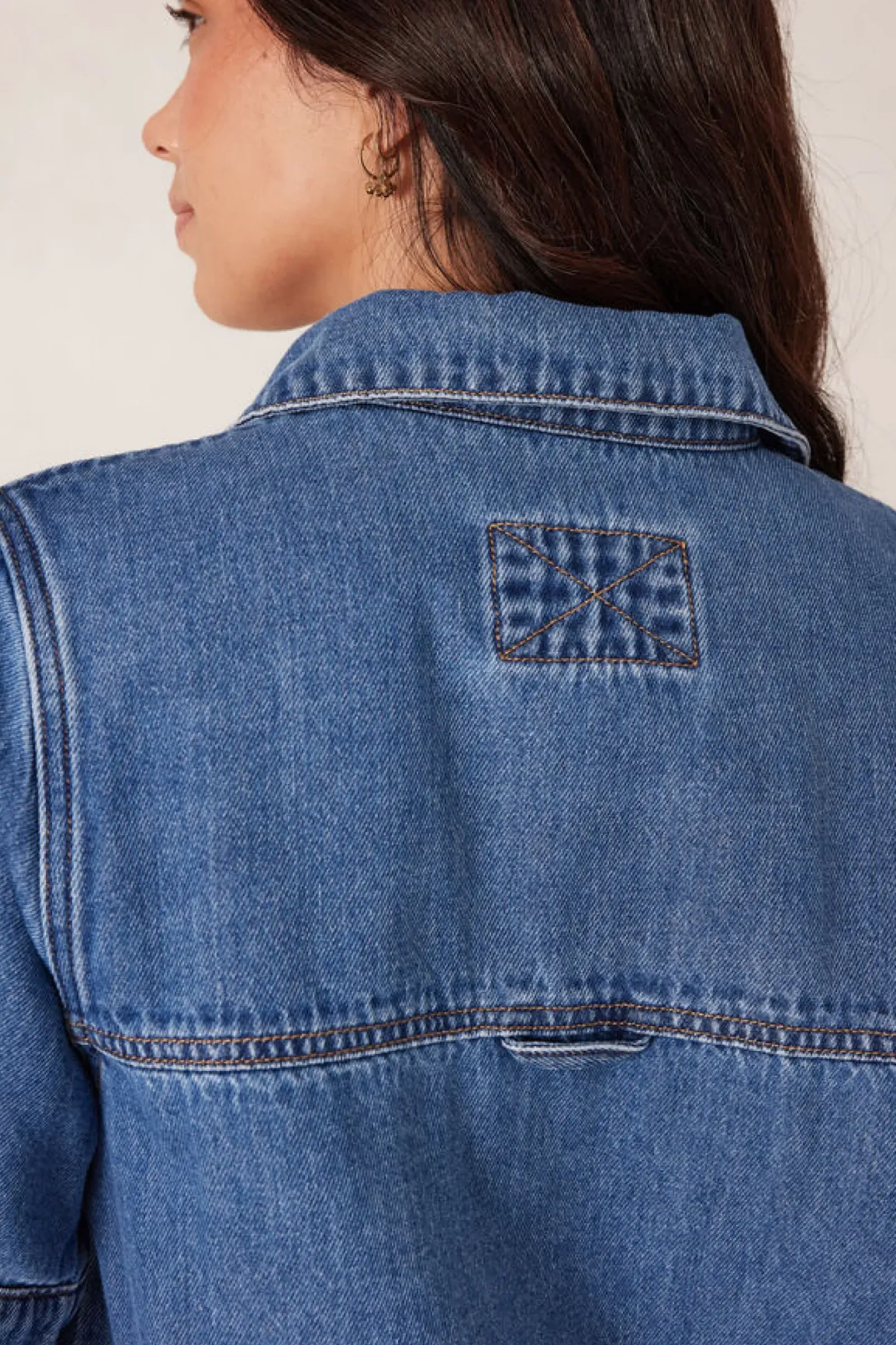 Ceres Life Dresses|Side Pocket Boxy Dress - Fresh Indigo