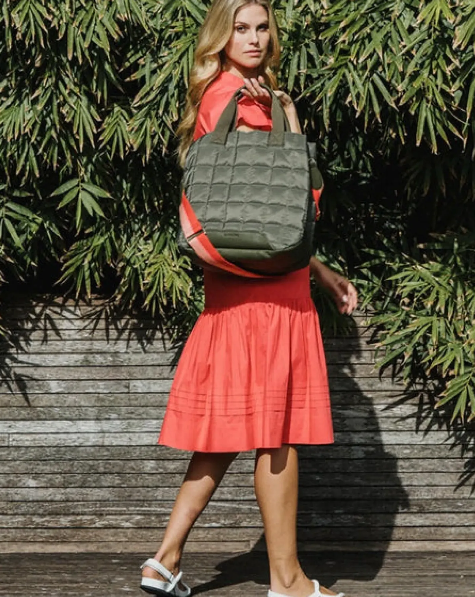 Elms & King Accessories|Elms & King Santa Monica Tote - Khaki