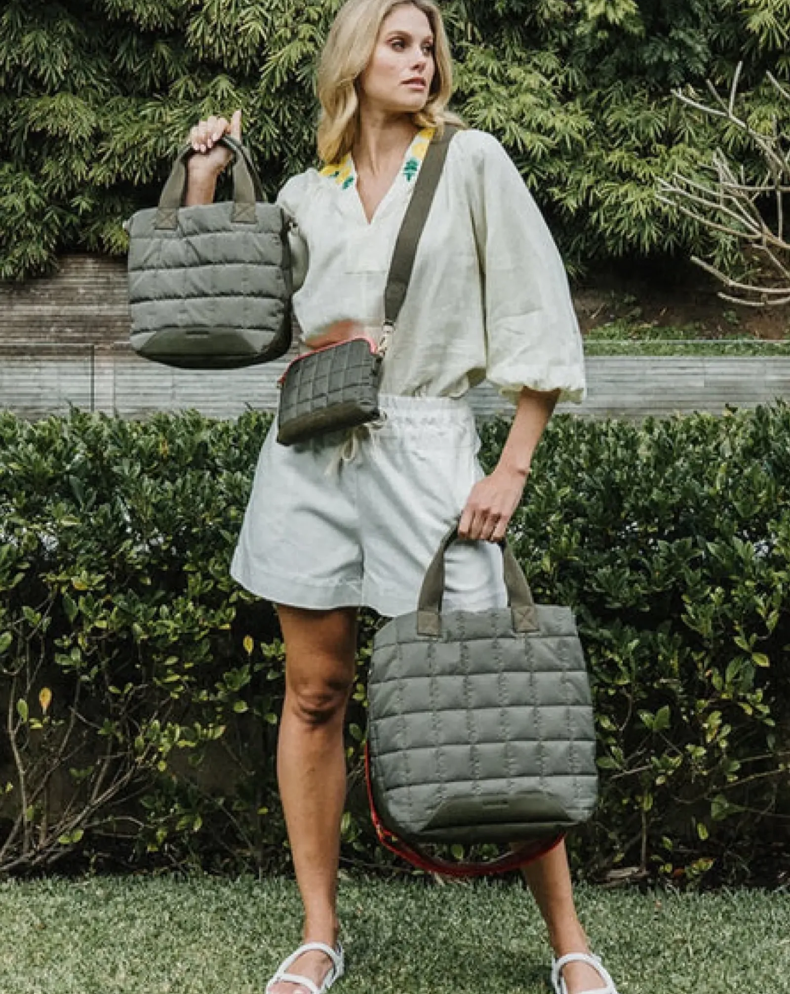 Elms & King Accessories|Elms & King Santa Monica Tote - Khaki
