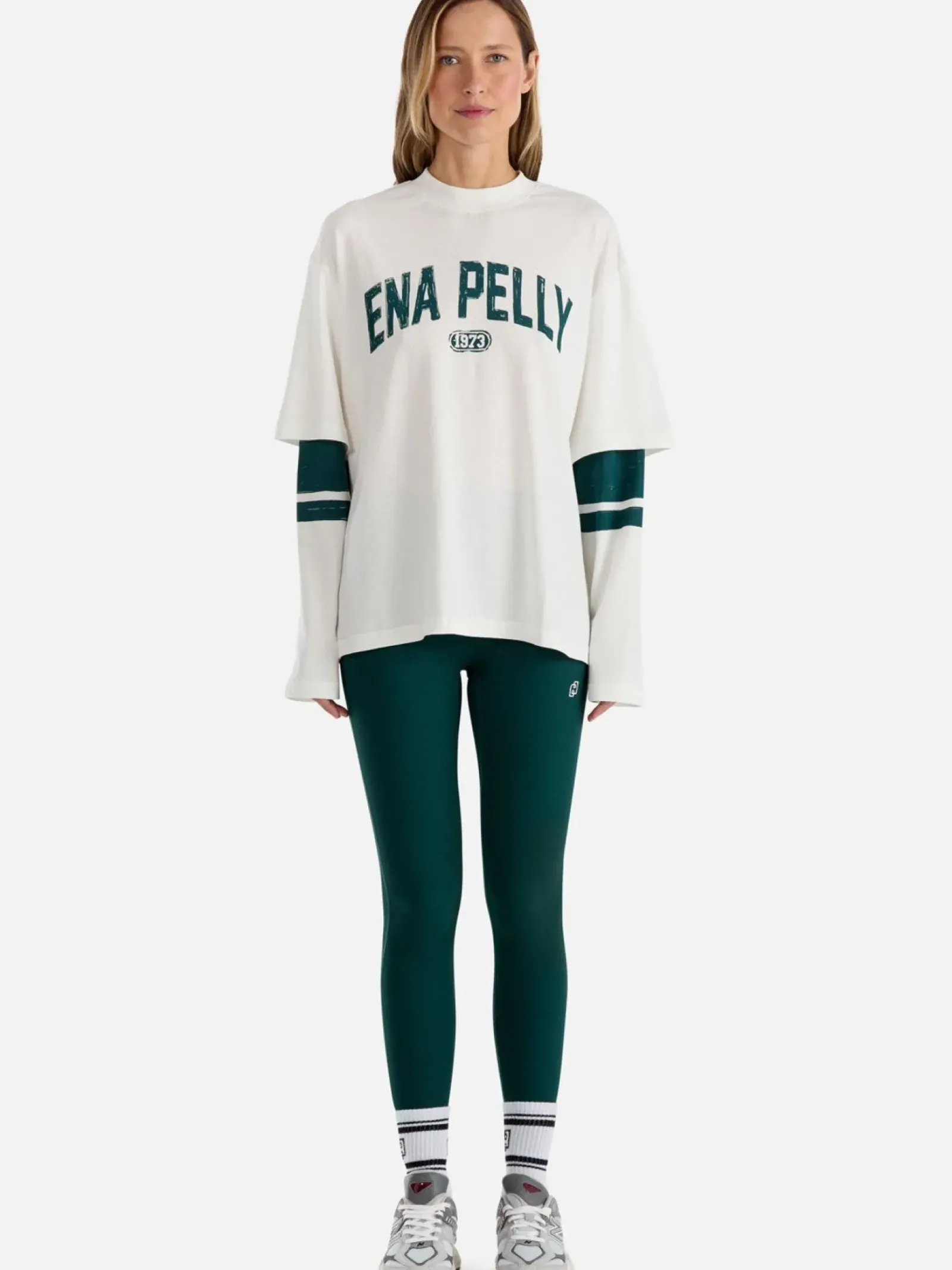 Ena Pelly Tops|73 Long Sleeve Tee - Vintage White