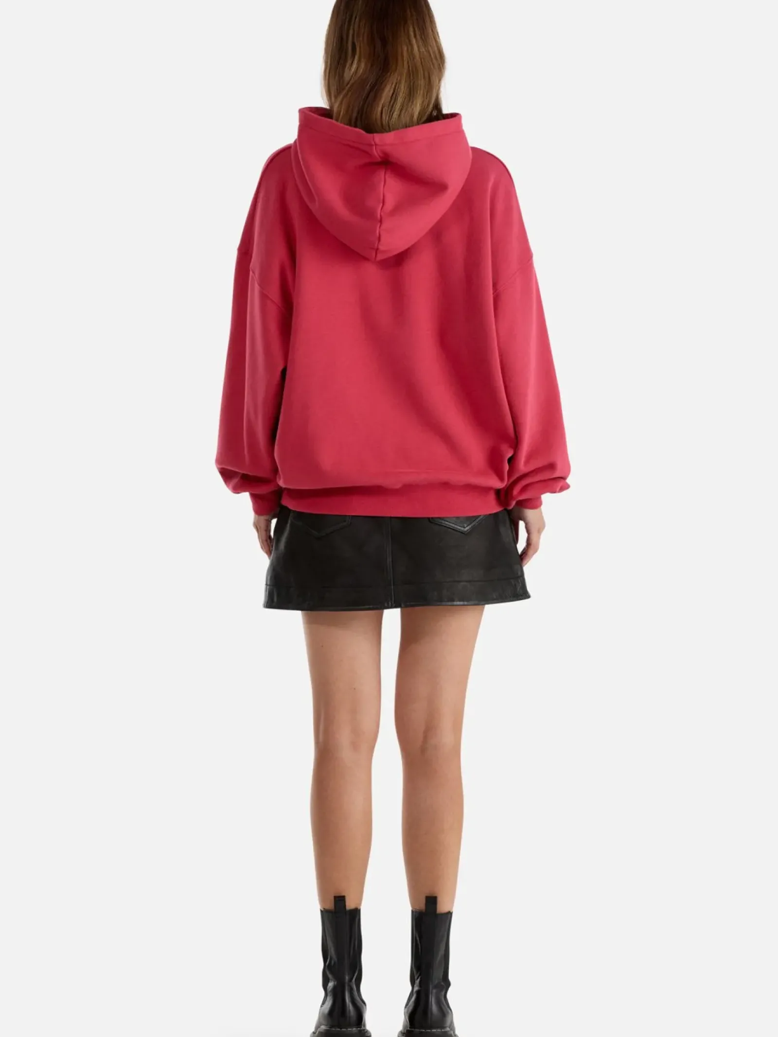 Ena Pelly Jumpers|Brooke Oversized Hoodie DIY Studios - Poppy Red