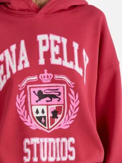 Ena Pelly Jumpers|Brooke Oversized Hoodie DIY Studios - Poppy Red