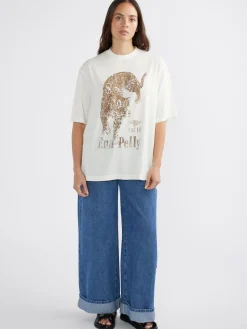 Ena Pelly Tops|Jaguar Tee - Vintage White