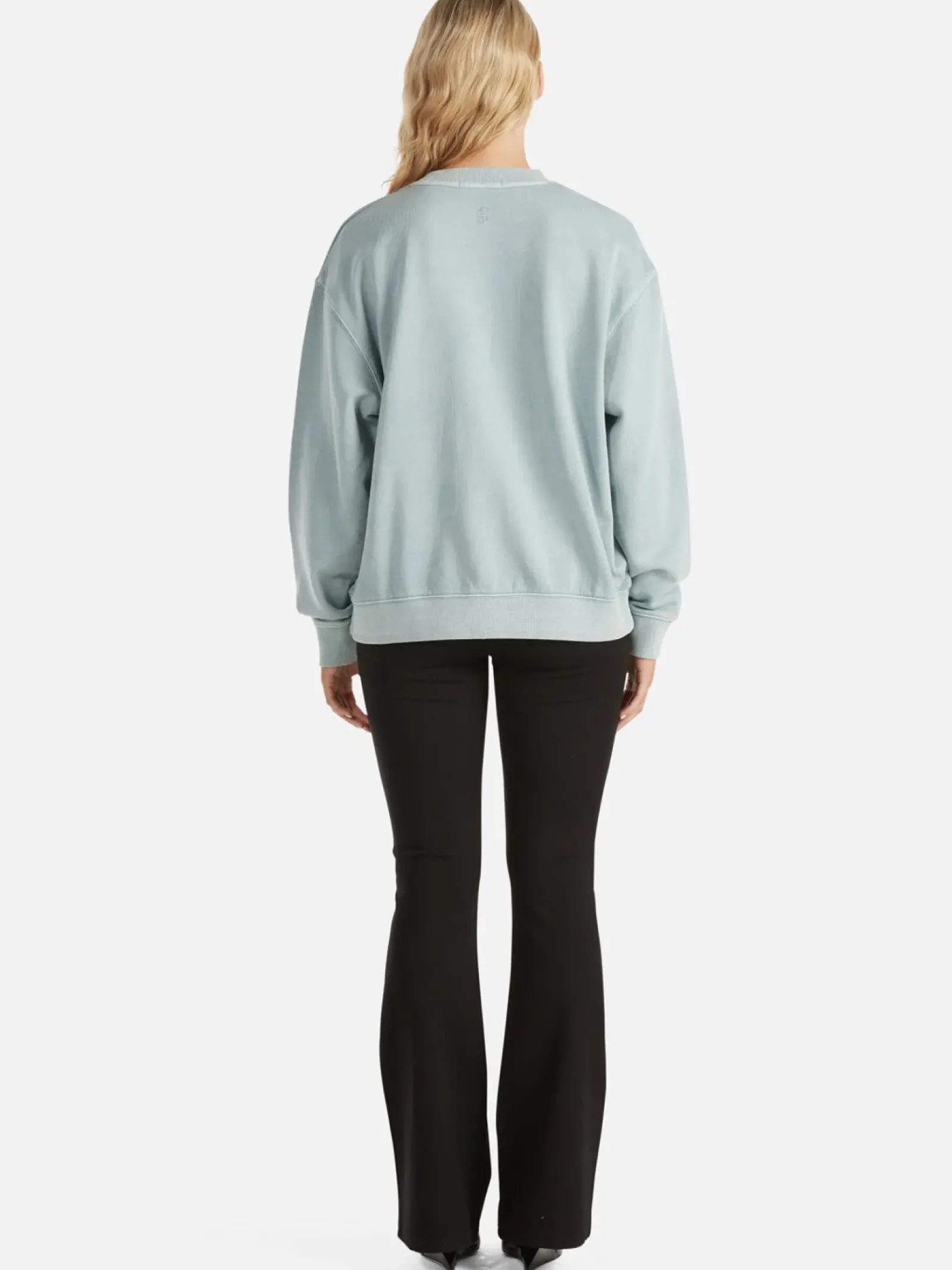 Ena Pelly Jumpers|Lilly Oversized Sweater City - Seafoam Wash