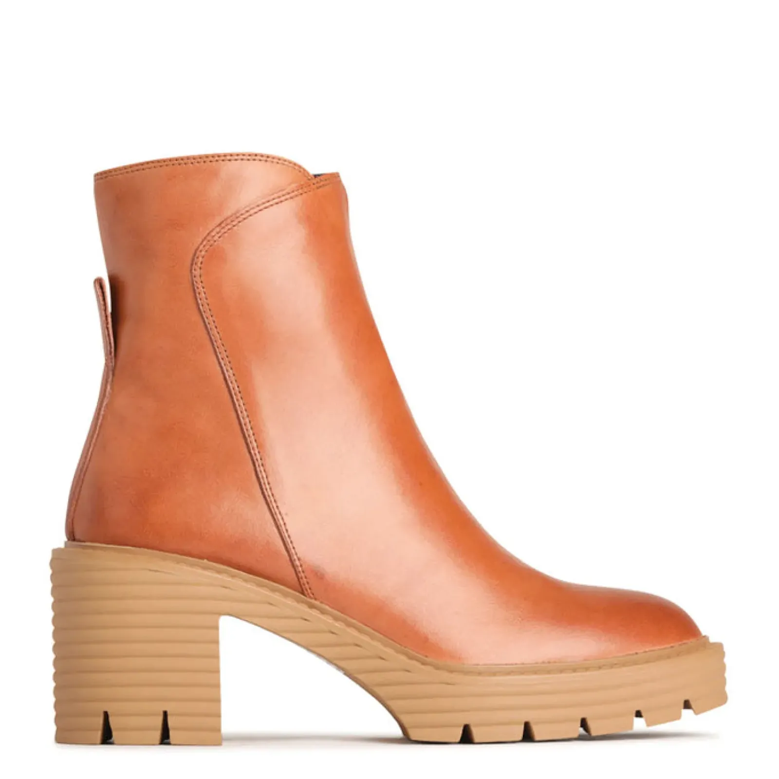 EOS Melbourne Boots|EOS Malini Leather Boot - Brandy