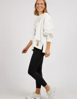Foxwood Tops|Get There Crew - Vintage White
