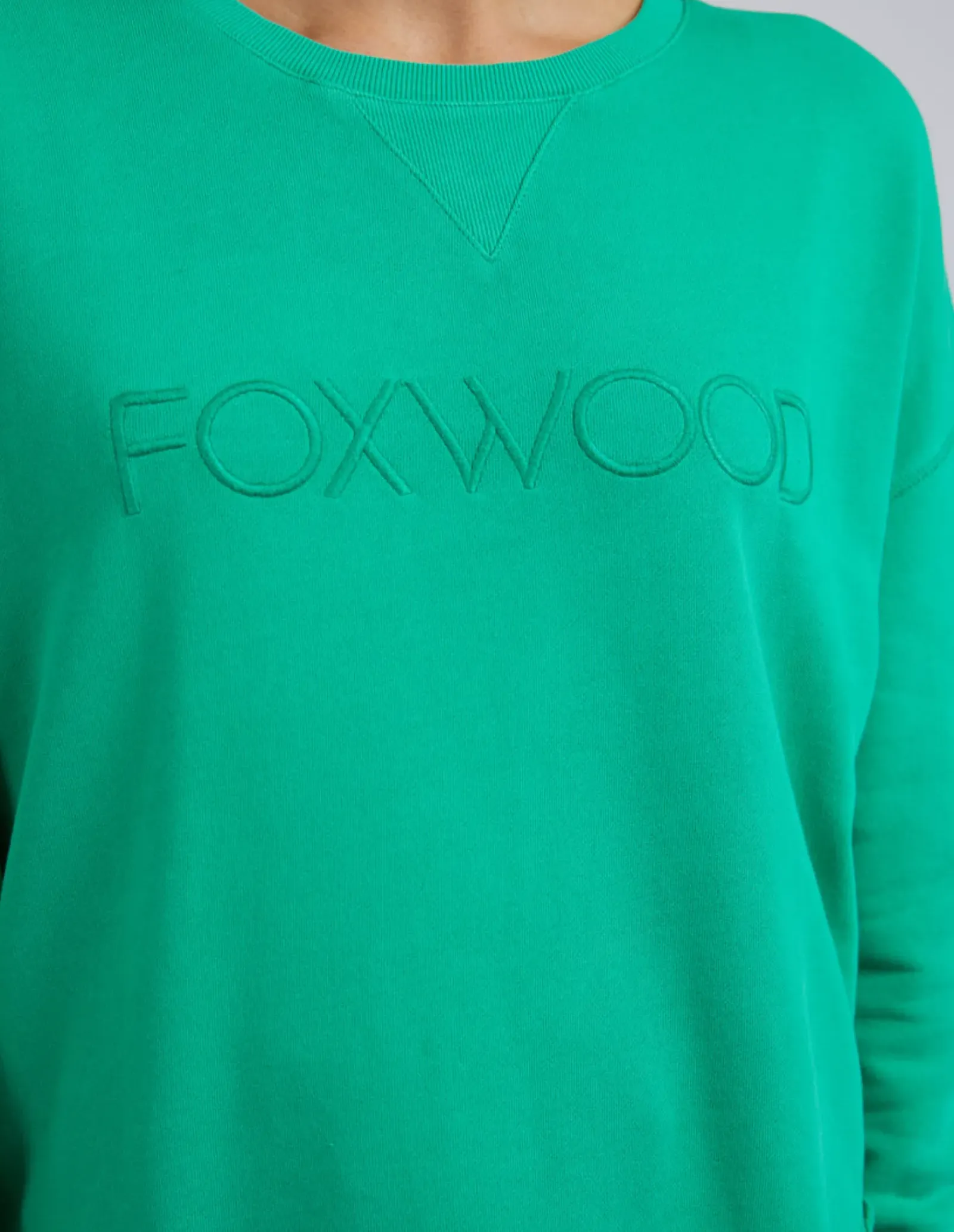 Foxwood Jumpers|Simplified Crew - Bright Green