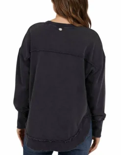 Foxwood Jumpers|Simplified Crew- Washed Navy