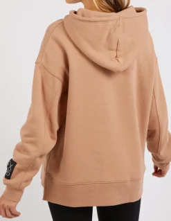 Foxwood Tops|Varsity Hoody - Latte