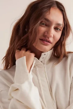 Free People Tops|Camden Henley - Optic White