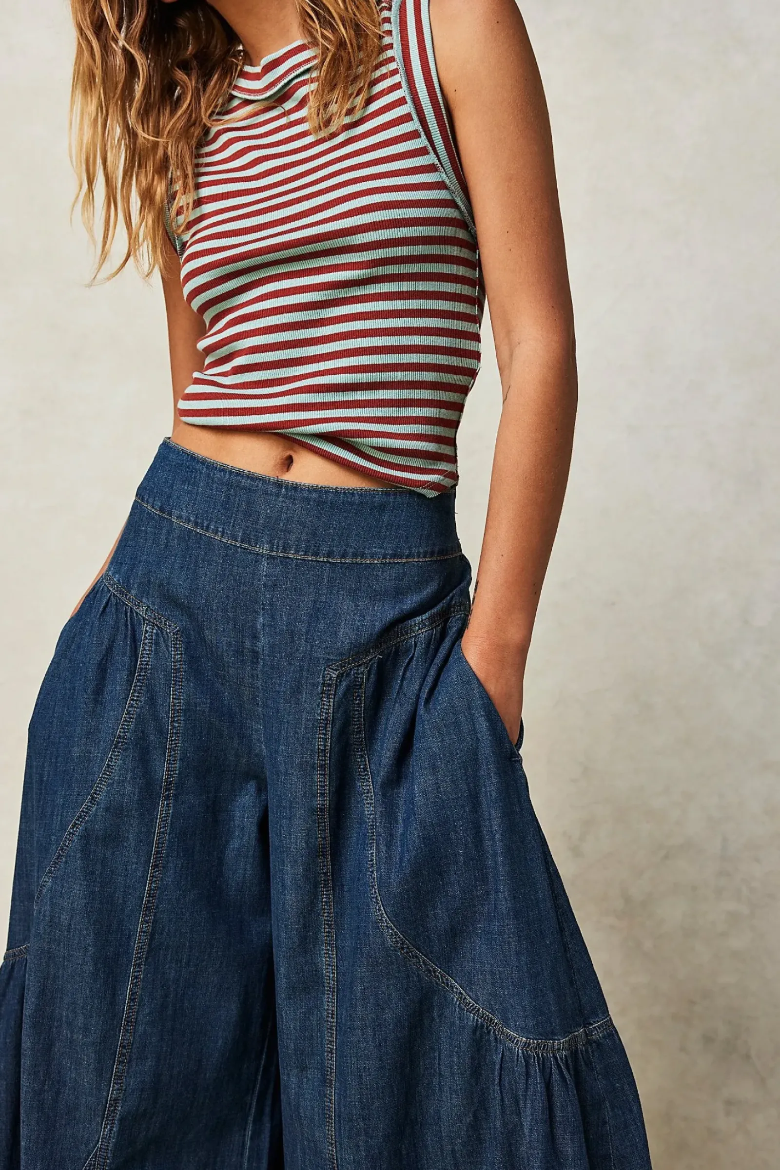 Free People Pants|Jeans|Dawn on Me Wide Leg Jeans - London Blue