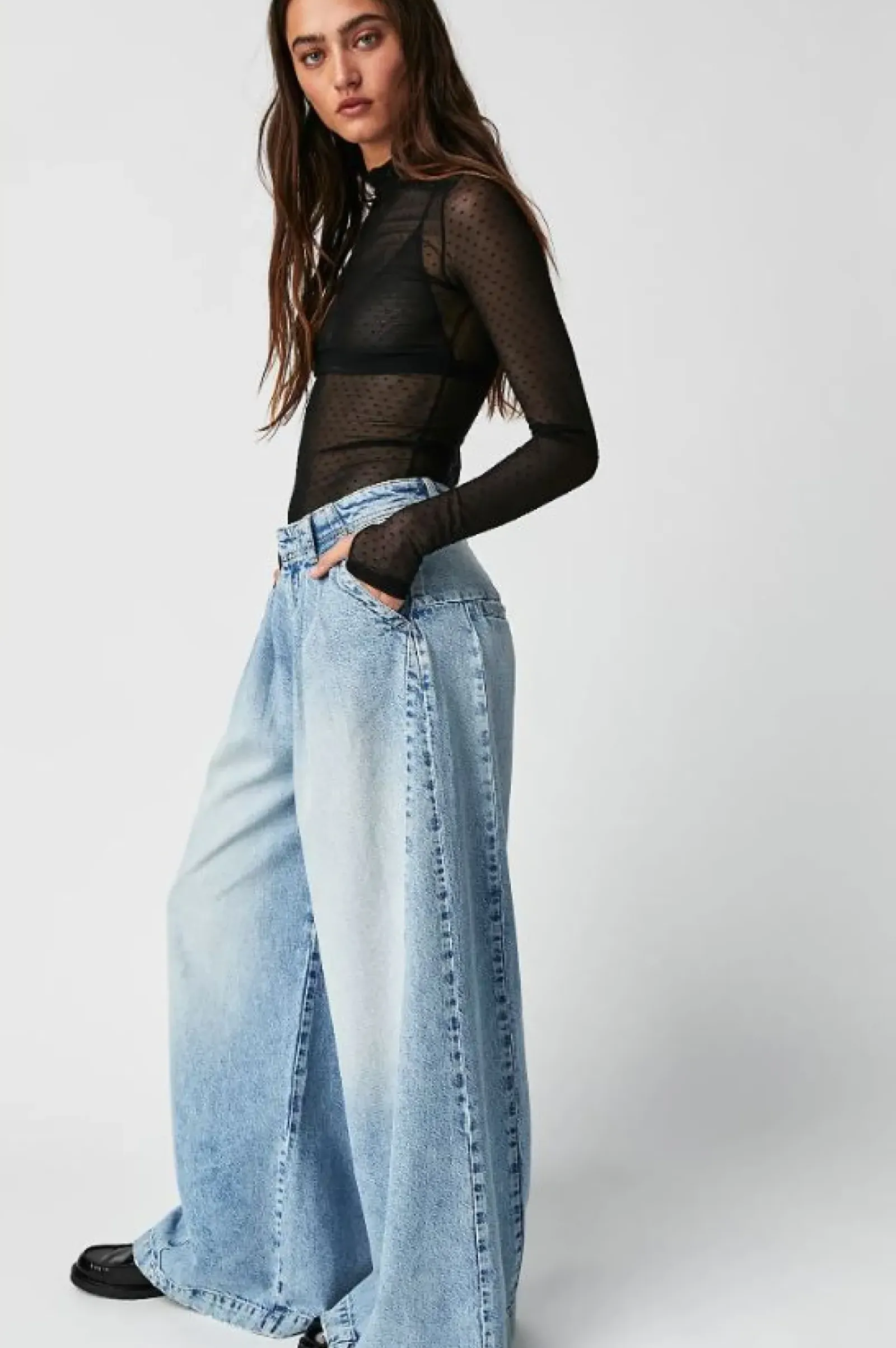 Free People Jeans|Equinox Denim Trouser - Open Sky