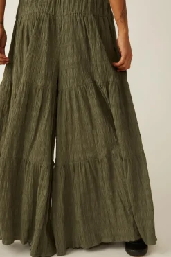 Free People Pants|In Paradise Wide Leg Pant - Dried Basil