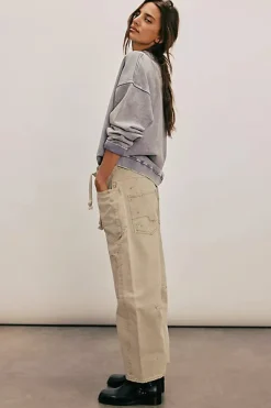 Free People Pants|Jeans|Moxie Low Slung Pull On Barrel Jeans - Jetty