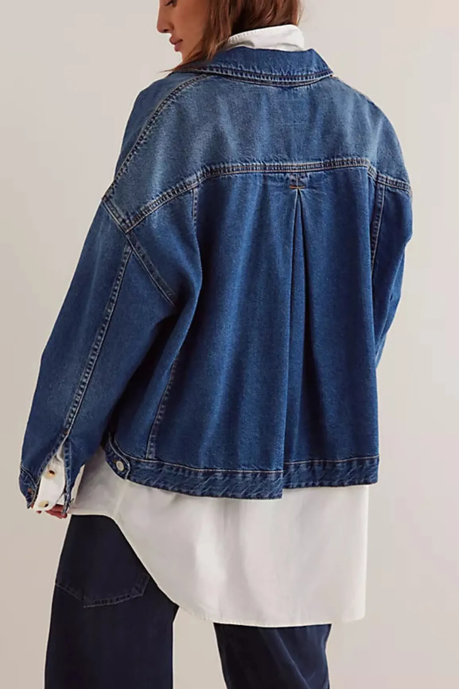 Free People Jackets & Coats|Opal Swing Denim Jacket - Got The Blues