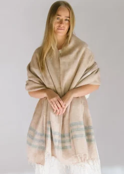 Hobo & Hatch Ponchos & Scarves|Hobo & Hatch Aztec Poncho- Vanilla