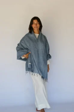 Hobo & Hatch Ponchos & Scarves|Hobo & Hatch Poncho- Denim
