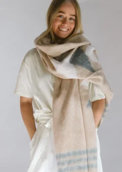 Hobo & Hatch Ponchos & Scarves|Hobo & Hatch Scarf- Aztec Vanilla