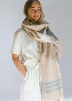 Hobo & Hatch Ponchos & Scarves|Hobo & Hatch Scarf- Aztec Vanilla