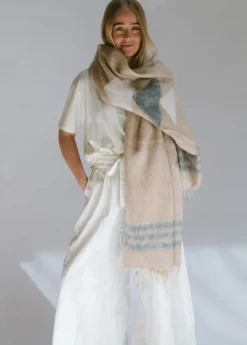Hobo & Hatch Ponchos & Scarves|Hobo & Hatch Scarf- Aztec Vanilla
