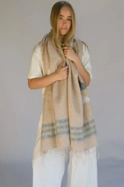 Hobo & Hatch Ponchos & Scarves|Hobo & Hatch Scarf- Aztec Vanilla
