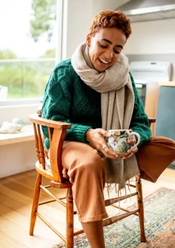 Hobo & Hatch Ponchos & Scarves|Hobo & Hatch Scarf- Pebble