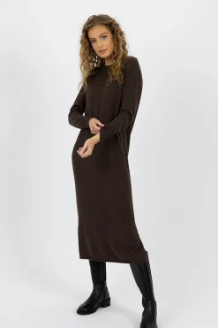 Humidity Knitwear|Dresses|Elena Dress - Espresso