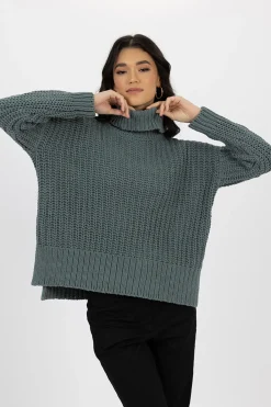 Humidity Tops|Knitwear|Jordie Jumper - Petrol