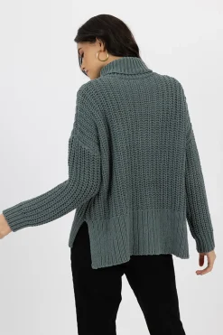 Humidity Tops|Knitwear|Jordie Jumper - Petrol