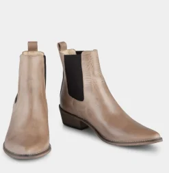 ivylee Boots|Stella Boot - Smoke Grey/Beige