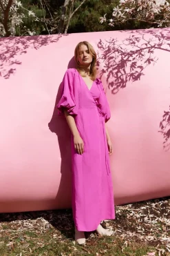 Kinney Dresses|Jenna Dress - Bright Raspberry