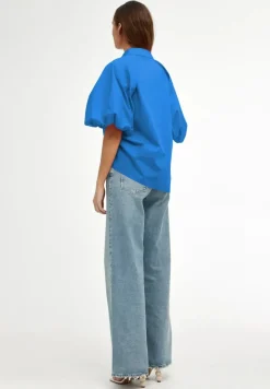 Kinney Tops|Zoya Shirt - Cobalt
