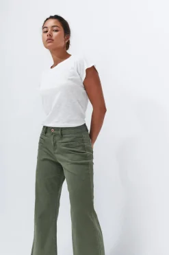 Kireina Pants|Jeans|Freya Jean - Khaki