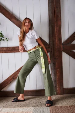 Kireina Pants|Jeans|Freya Jean - Khaki