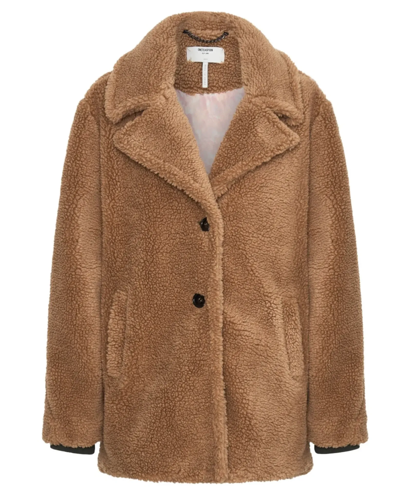 One Teaspoon Jackets & Coats|Tan Teddy Coat
