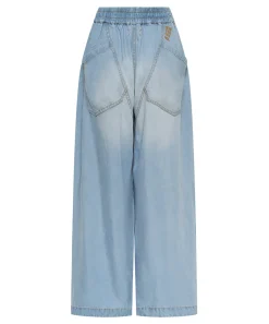 One Teaspoon Pants|Jeans|Tencel Parachute Pants - Soft Blue