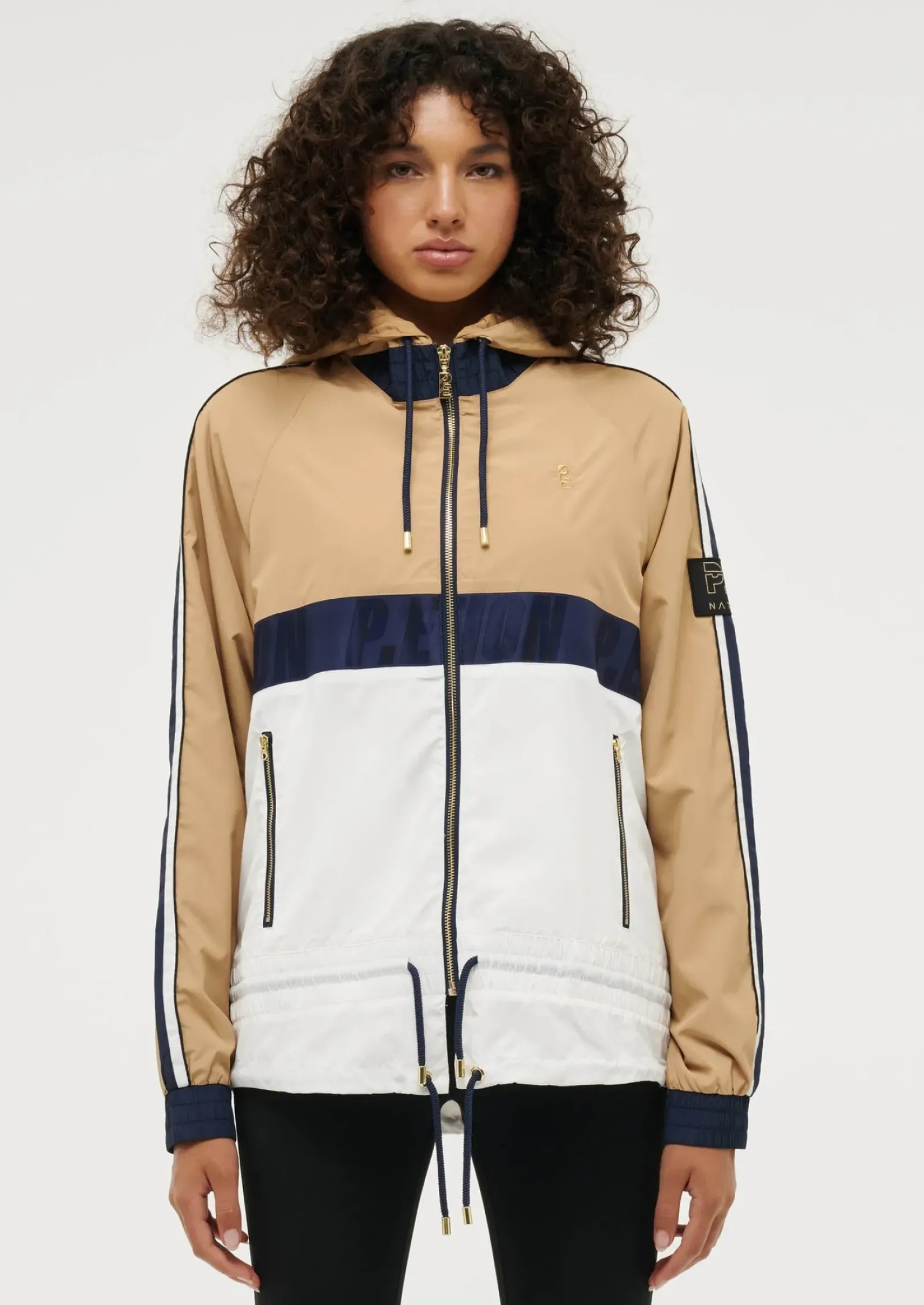 P.E Nation Jackets & Coats|Cropped Man Down Jacket - Optic White
