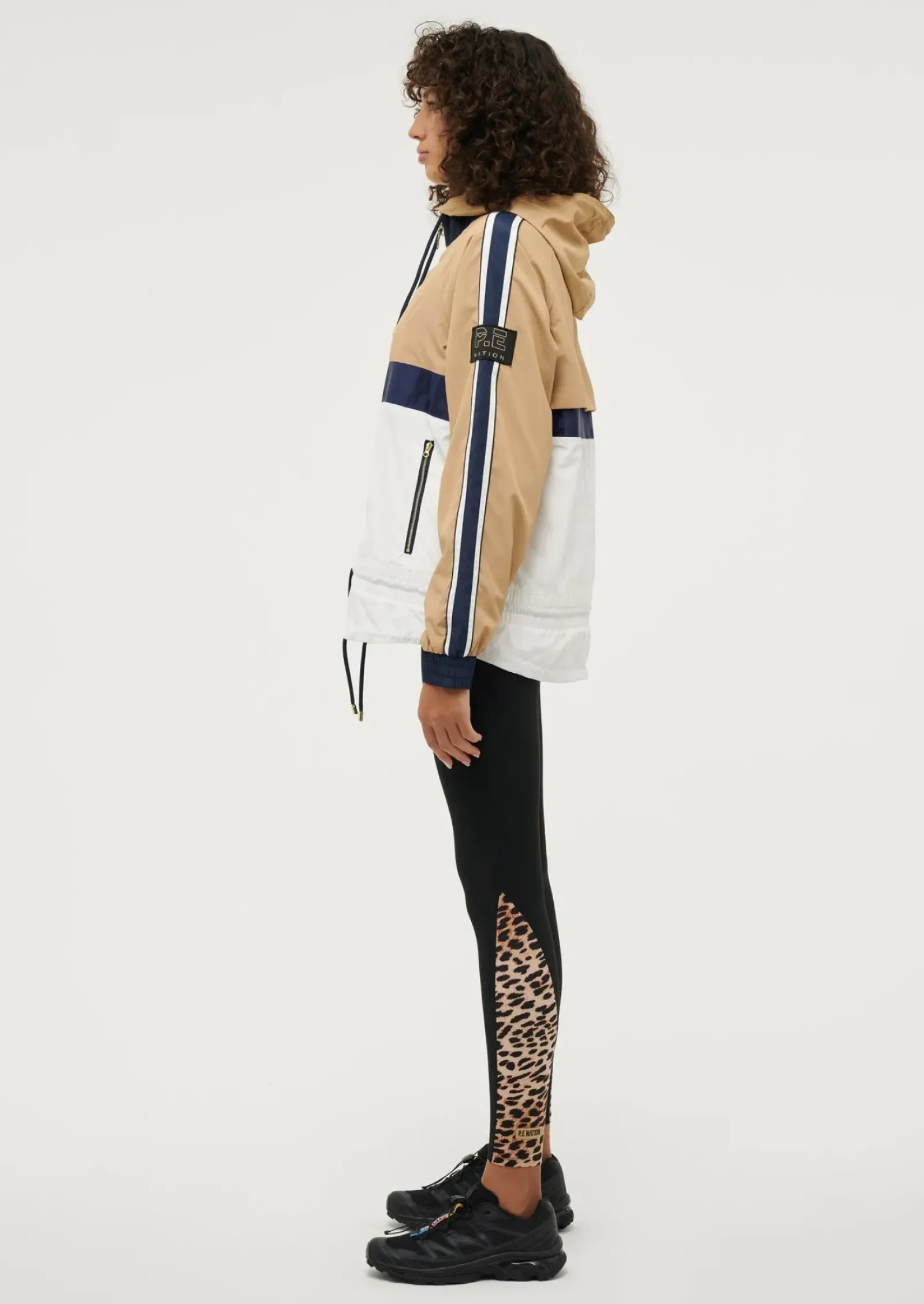 P.E Nation Jackets & Coats|Cropped Man Down Jacket - Optic White