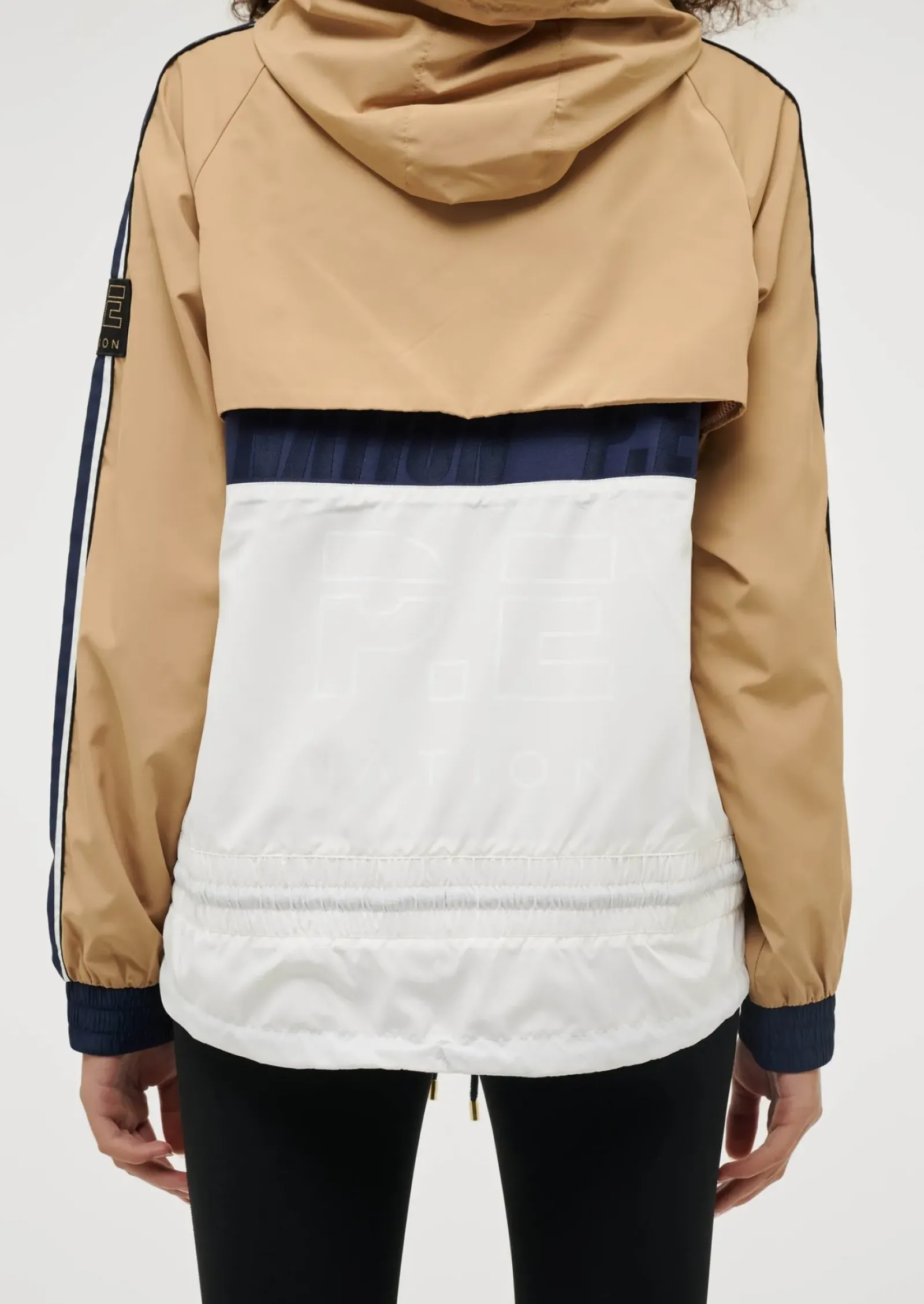 P.E Nation Jackets & Coats|Cropped Man Down Jacket - Optic White