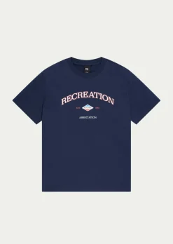 P.E Nation Tops|Recreation Tee - Dark Navy Blue