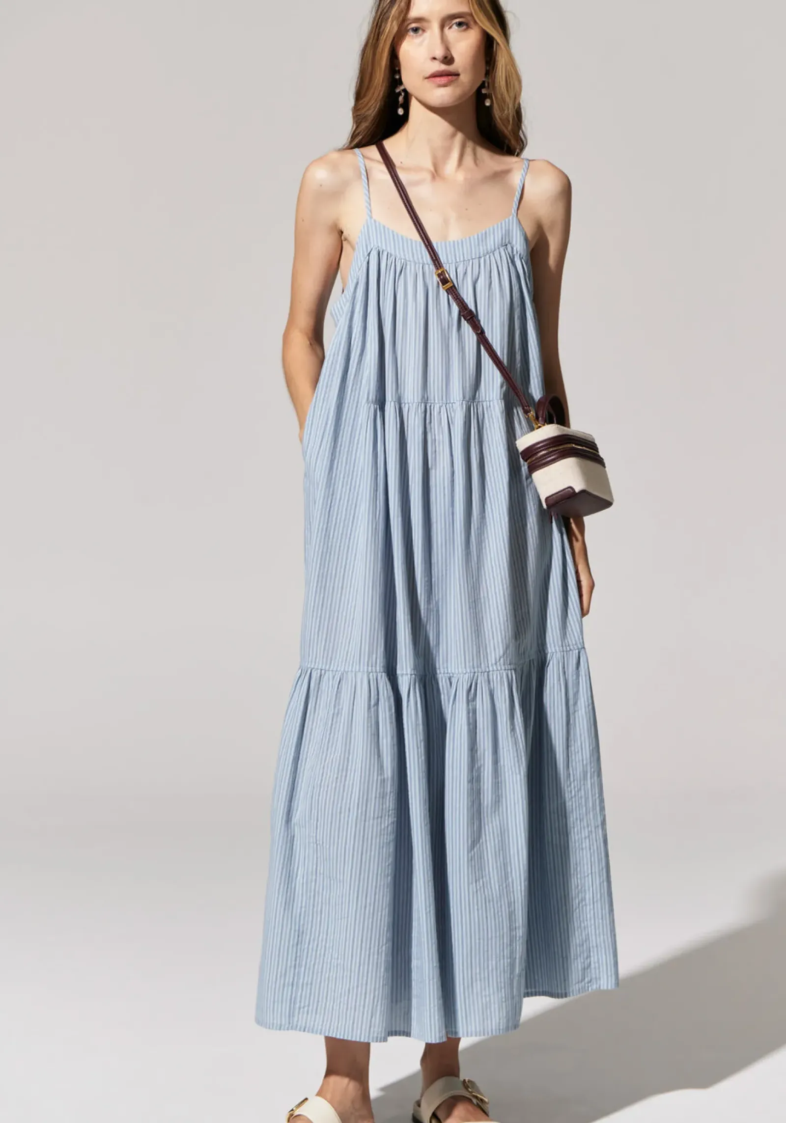 Pol Dresses|Acacia Sundress - Blue