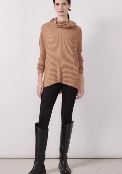 Pol Knitwear|Jumpers|Cirelle Ribbed Rollneck- Fox