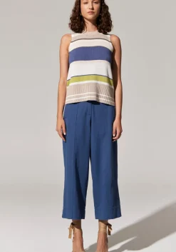 Pol Pants|Miley Crop Pant - Blue