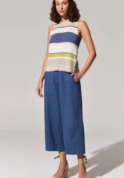 Pol Pants|Miley Crop Pant - Blue