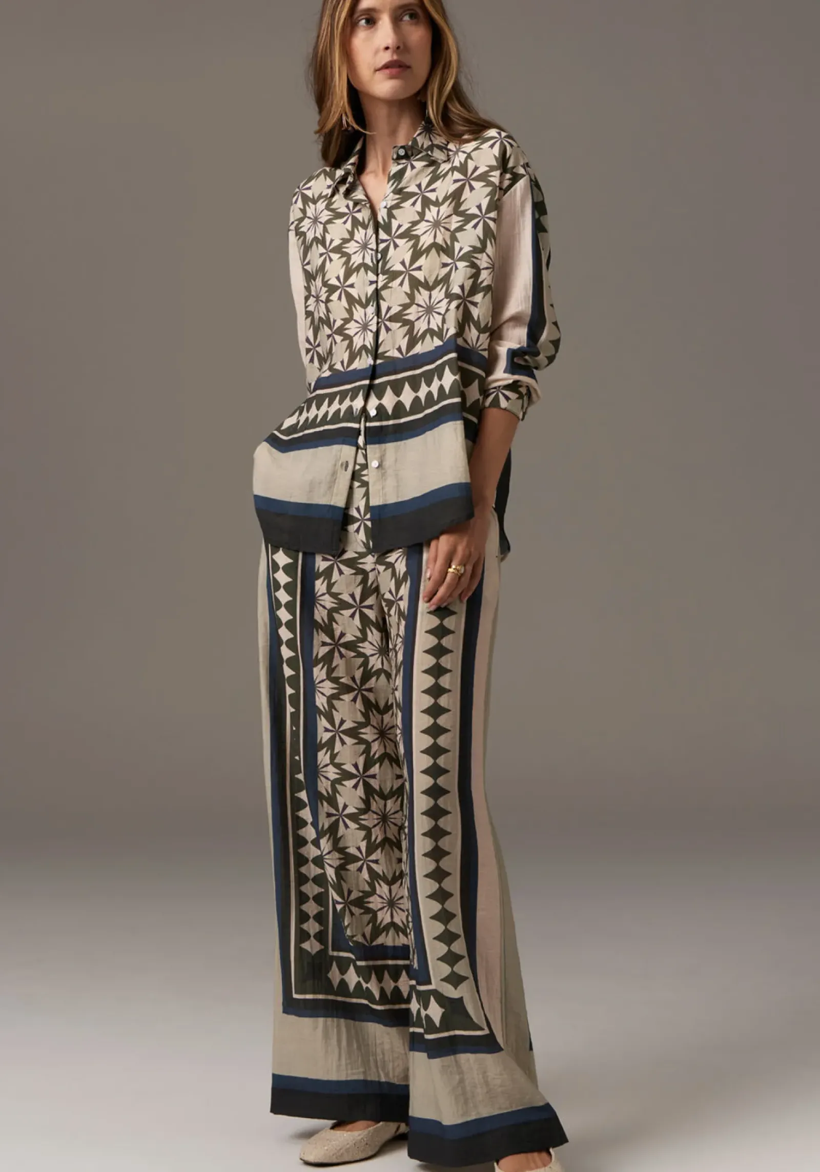 Pol Tops|Positano Shirt - Positano Print