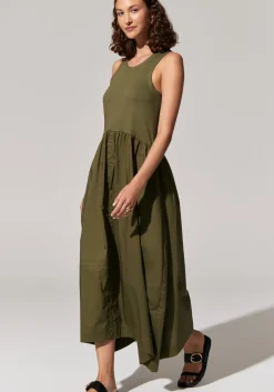 Pol Dresses|Toya Tank Dress - Khaki
