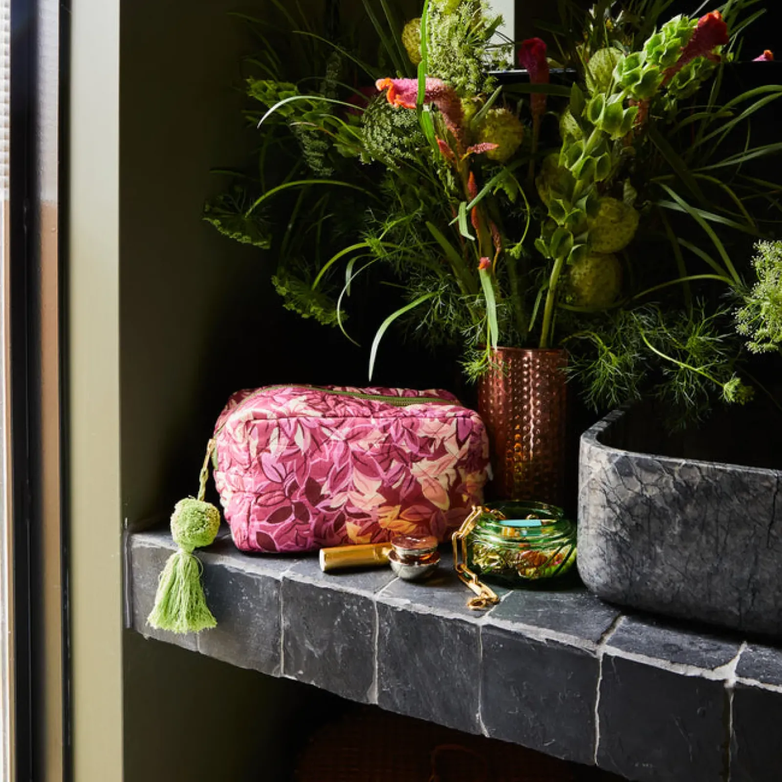 Sage & Clare Accessories|Sage & Clare Alka Beauty Bag - Plumberry