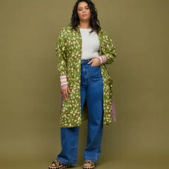 Sage & Clare Knitwear|Sage & Clare Jacquard Robe - Hermosa
